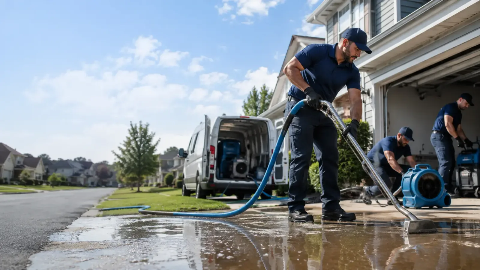 Flood Damage Restoration in Hye, TX